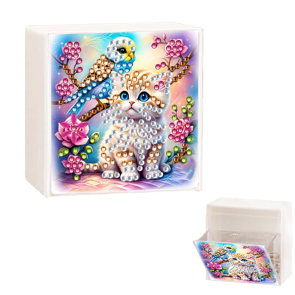 Wall Mounted Love Diamond Painting Storage Box Storage Case for Adults Beginners