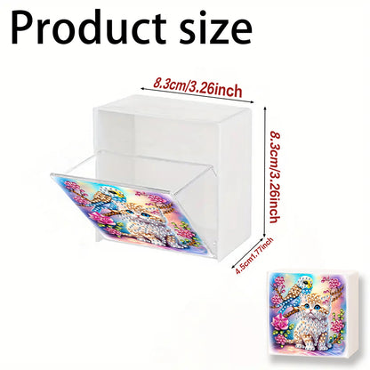 Wall Mounted Love Diamond Painting Storage Box Storage Case for Adults Beginners