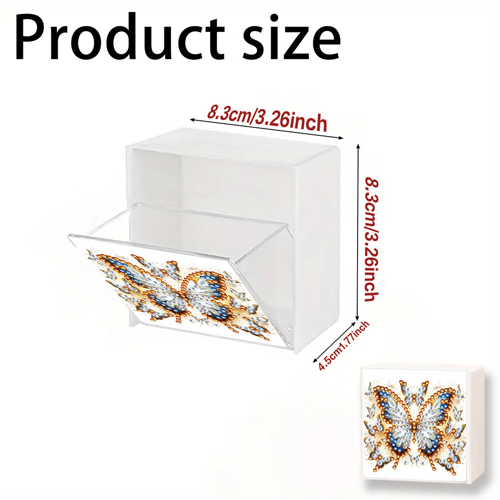 Wall Mounted Love Diamond Painting Storage Box Storage Case for Adults Beginners