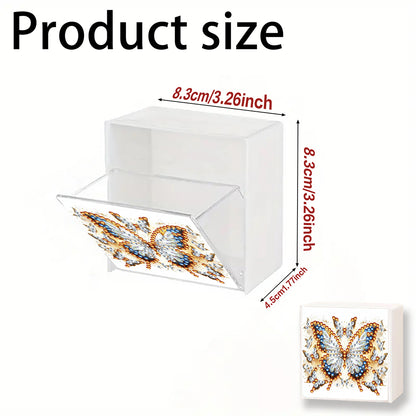 Wall Mounted Love Diamond Painting Storage Box Storage Case for Adults Beginners