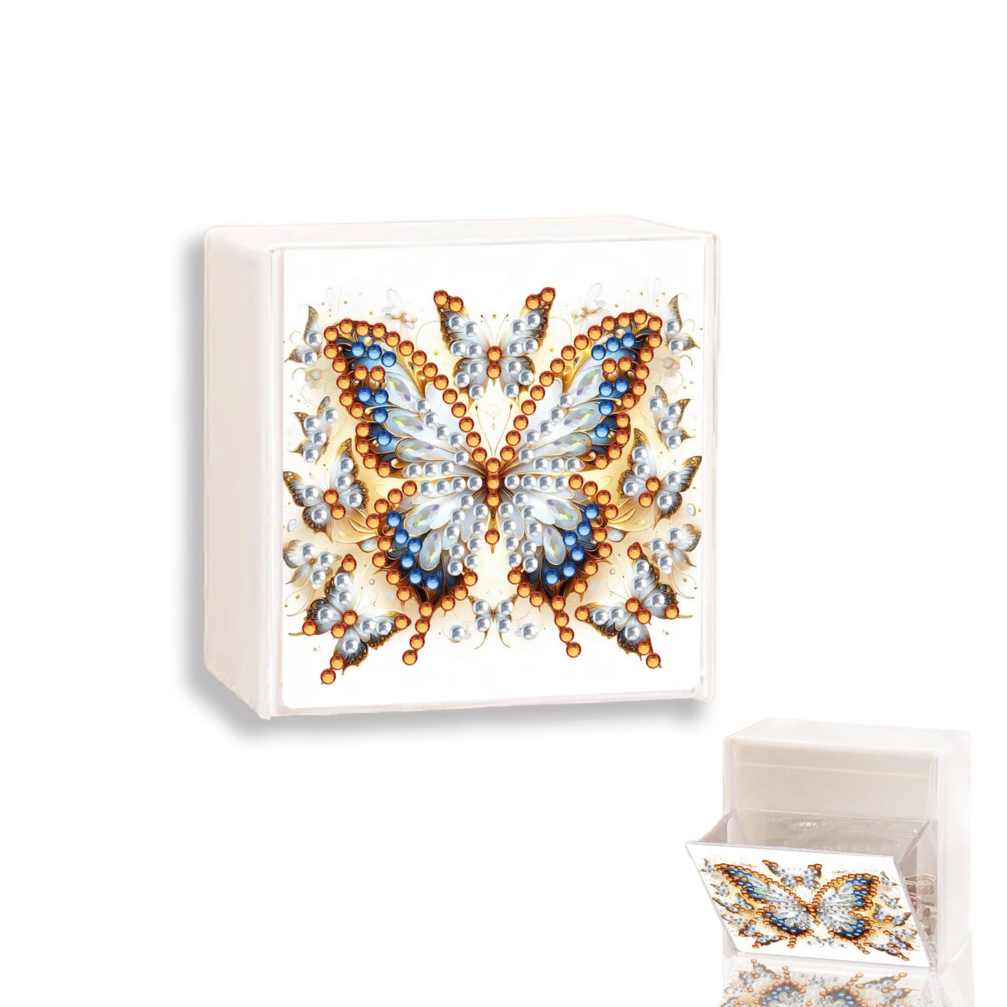 Wall Mounted Love Diamond Painting Storage Box Storage Case for Adults Beginners