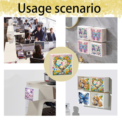 Wall Mounted Love Diamond Painting Storage Box Storage Case for Adults Beginners