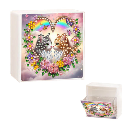 Wall Mounted Love Diamond Painting Storage Box Storage Case for Adults Beginners