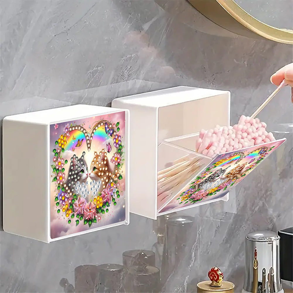 Wall Mounted Love Diamond Painting Storage Box Storage Case for Adults Beginners