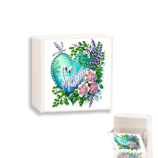 Wall Mounted Love Diamond Painting Storage Box Storage Case for Adults Beginners