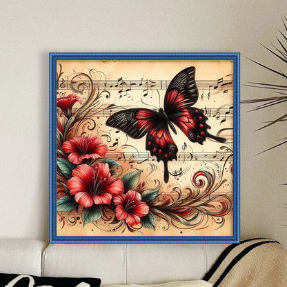 Butterfly - 11CT Stamped Cross Stitch 40*40CM