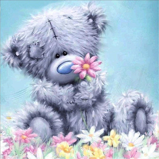 Bear - 11CT Stamped Cross Stitch 40*40CM