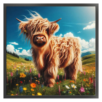 Highland Yak - 11CT Stamped Cross Stitch 40*40CM