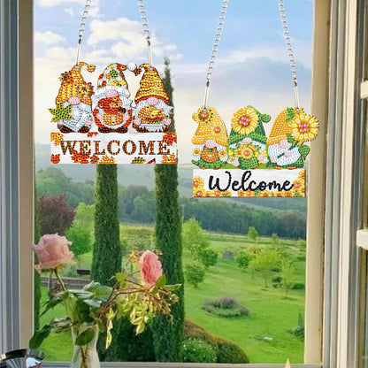2D Flat DIY Diamond Art Pendant Diamond Painting Set Home Wall Decoration Crafts