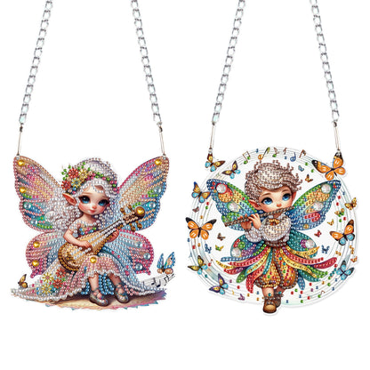 2D Flat DIY Diamond Art Pendant Diamond Painting Set Home Wall Decoration Crafts