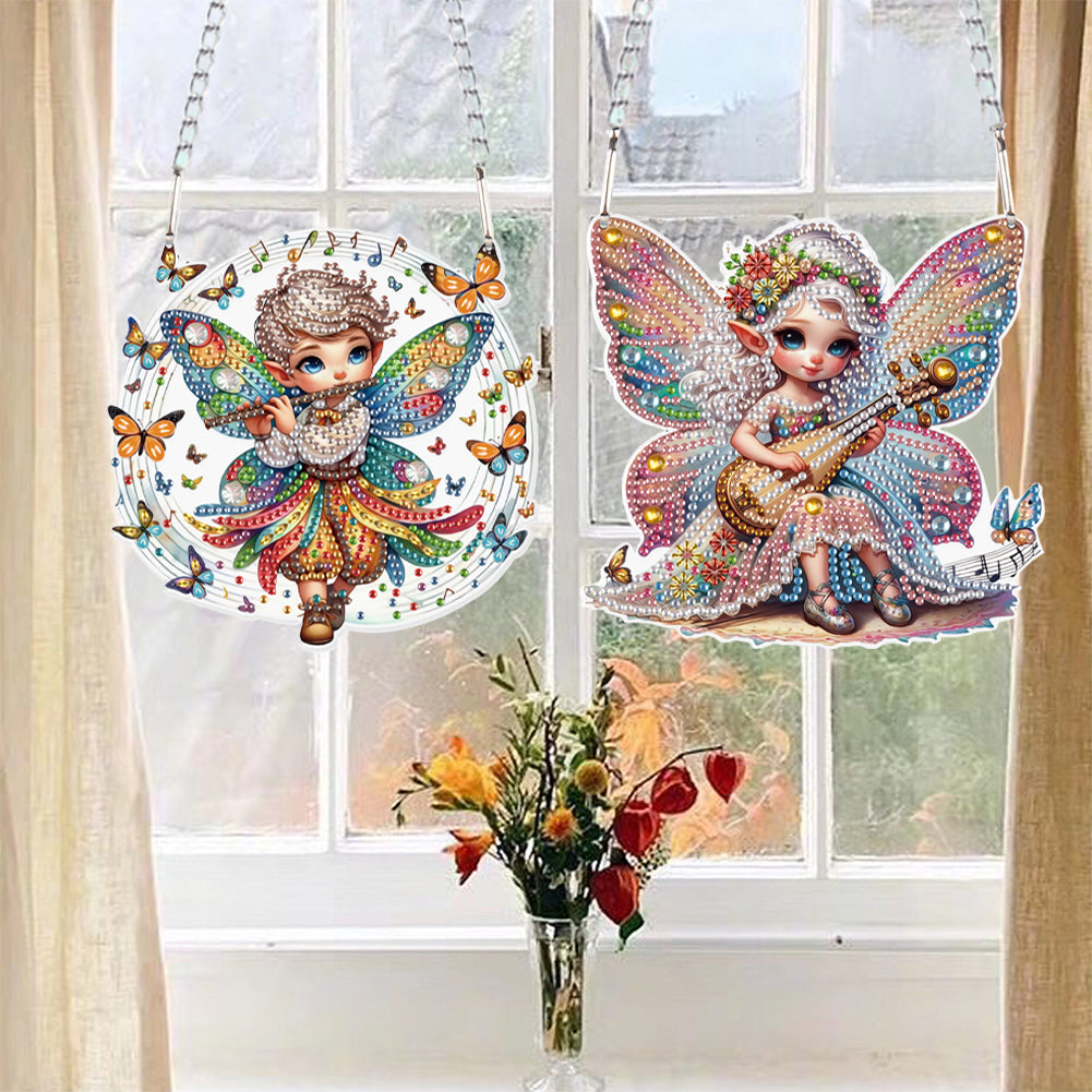 2D Flat DIY Diamond Art Pendant Diamond Painting Set Home Wall Decoration Crafts