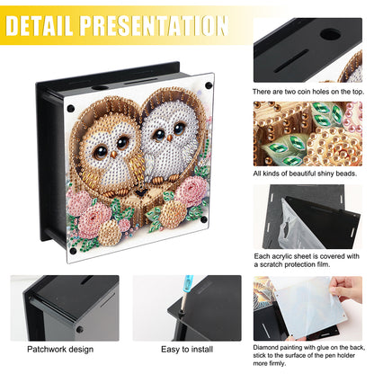 Hummingbird Diamond Painting Change Holder Case Decors for Adults Beginners