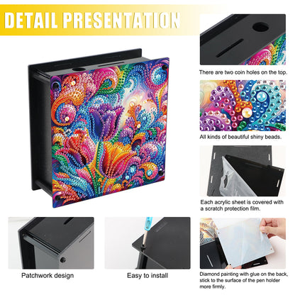 Hummingbird Diamond Painting Change Holder Case Decors for Adults Beginners