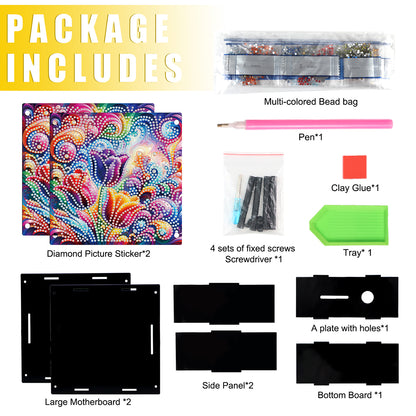 Hummingbird Diamond Painting Change Holder Case Decors for Adults Beginners