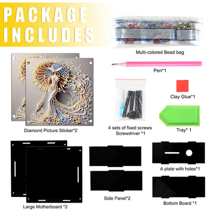 Hummingbird Diamond Painting Change Holder Case Decors for Adults Beginners