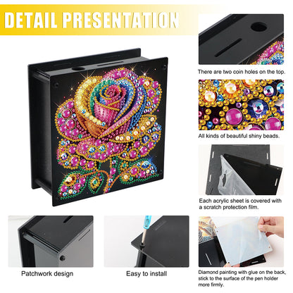 Hummingbird Diamond Painting Change Holder Case Decors for Adults Beginners