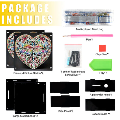 Hummingbird Diamond Painting Change Holder Case Decors for Adults Beginners