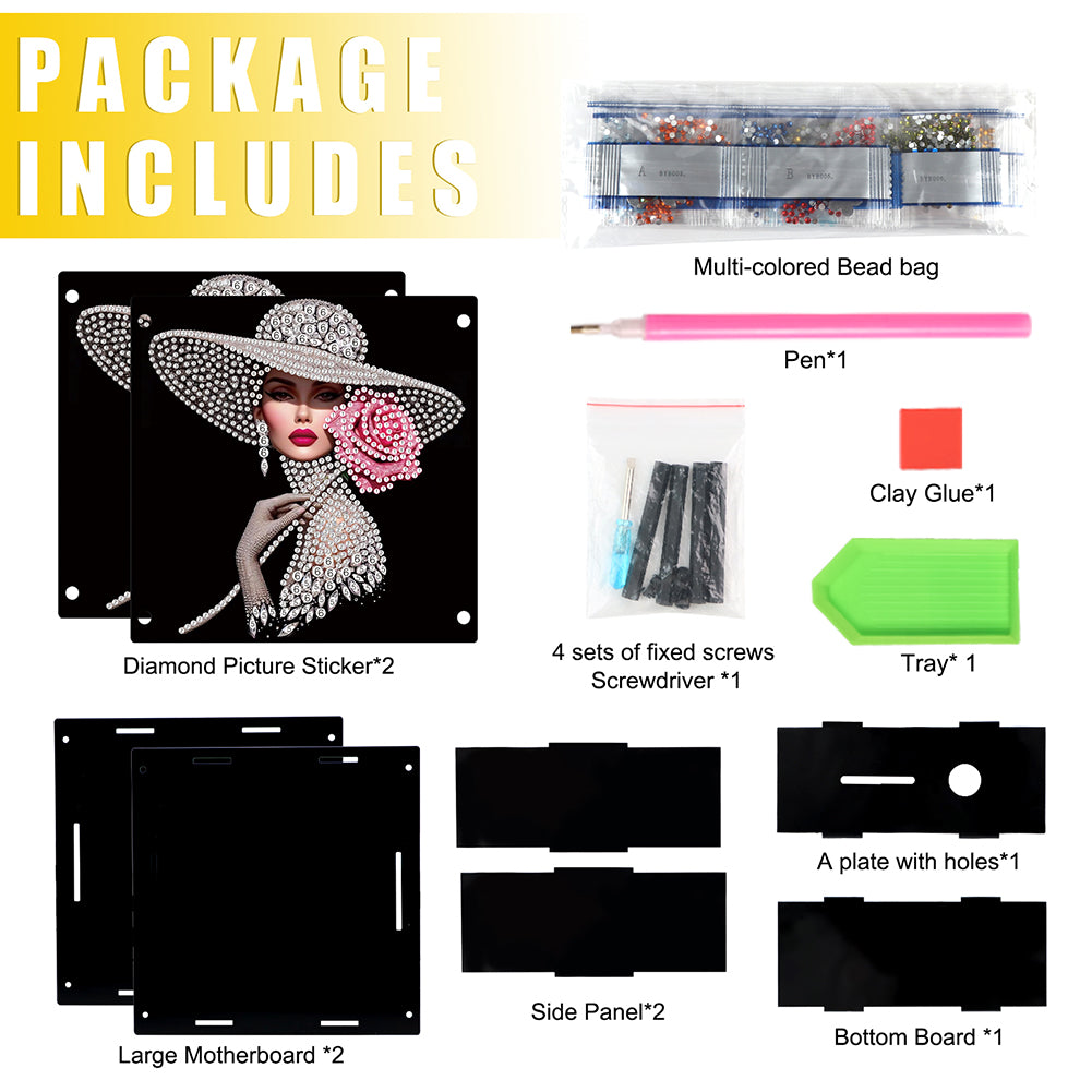 Hummingbird Diamond Painting Change Holder Case Decors for Adults Beginners