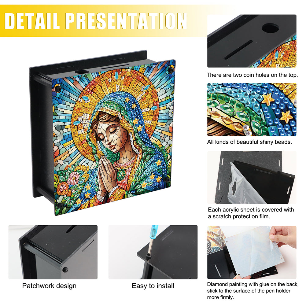 Hummingbird Diamond Painting Change Holder Case Decors for Adults Beginners