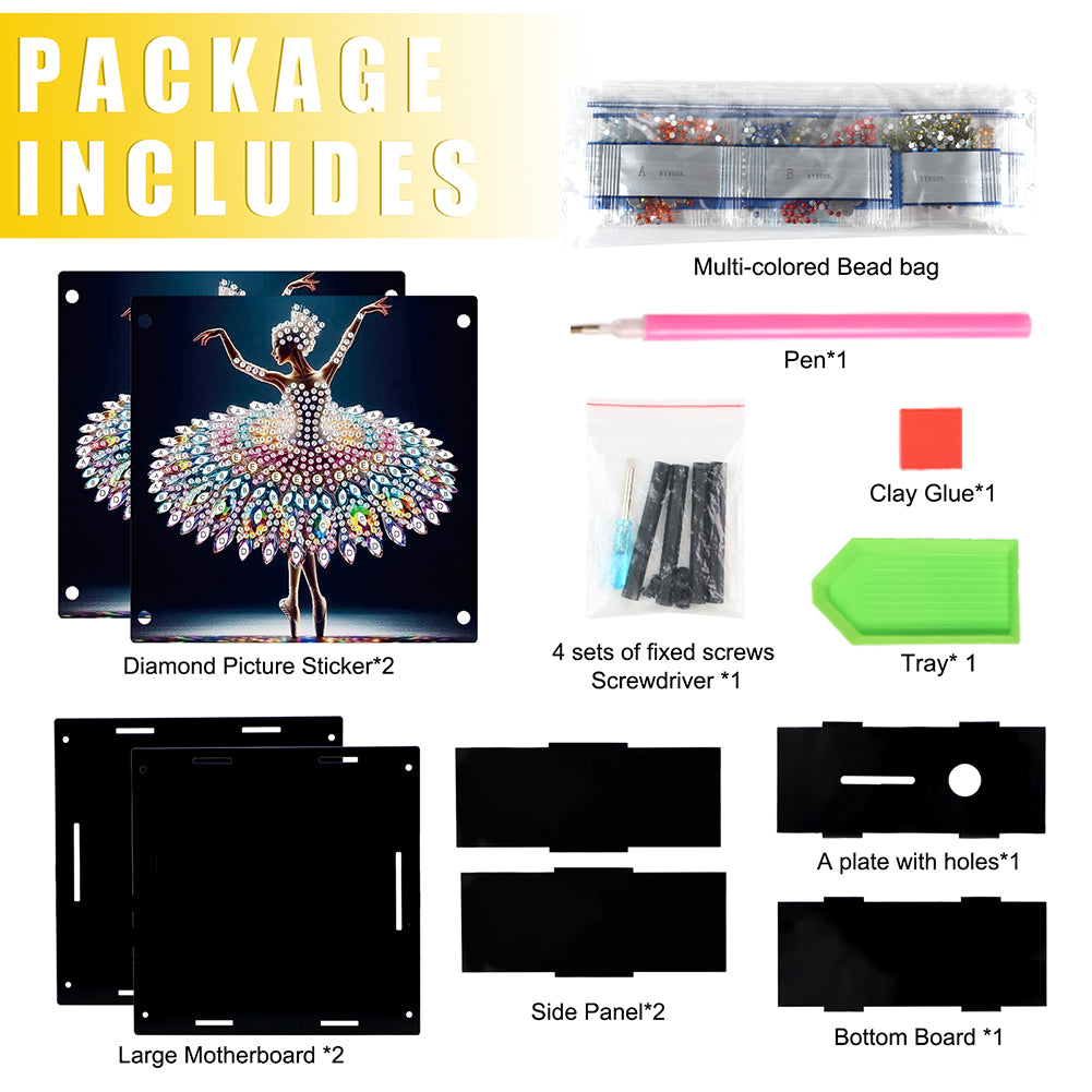 Hummingbird Diamond Painting Change Holder Case Decors for Adults Beginners