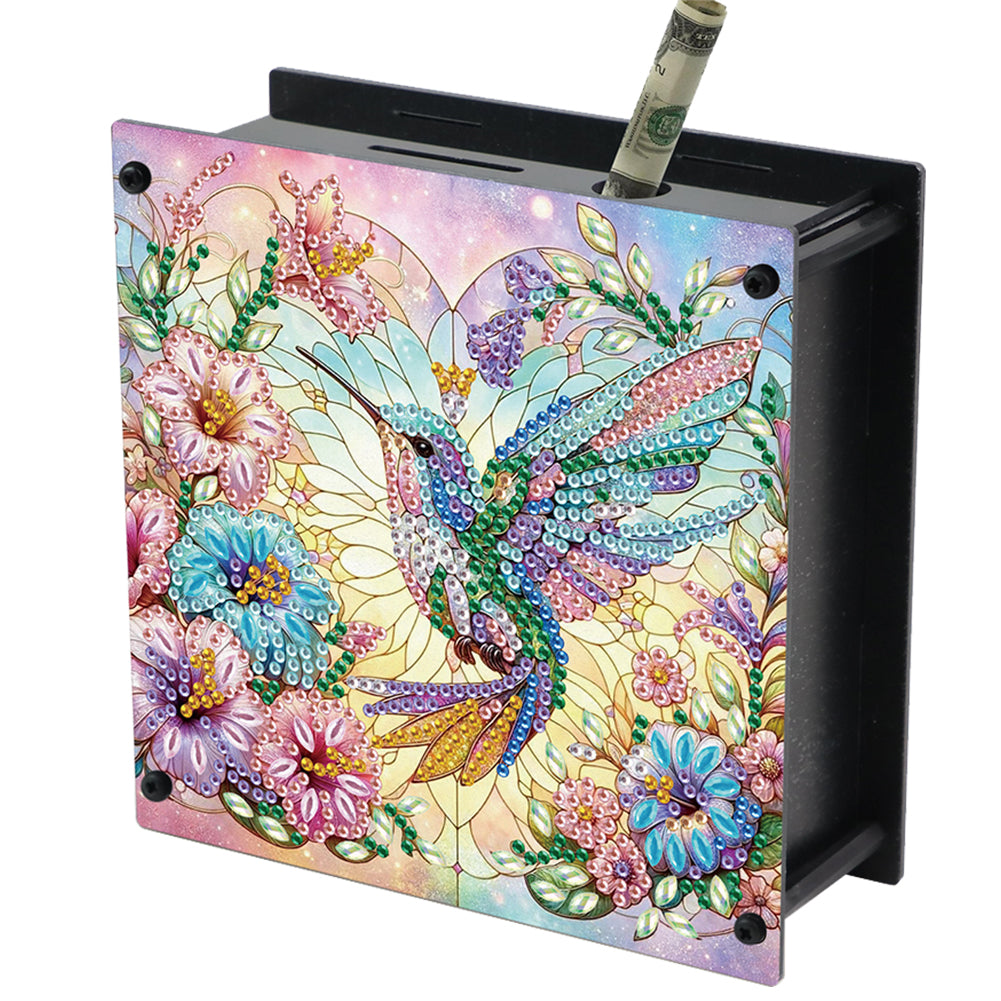 Hummingbird Diamond Painting Change Holder Case Decors for Adults Beginners