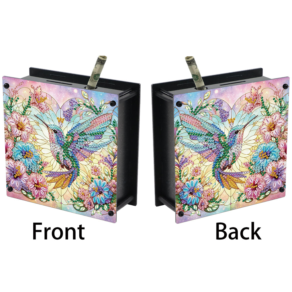 Hummingbird Diamond Painting Change Holder Case Decors for Adults Beginners