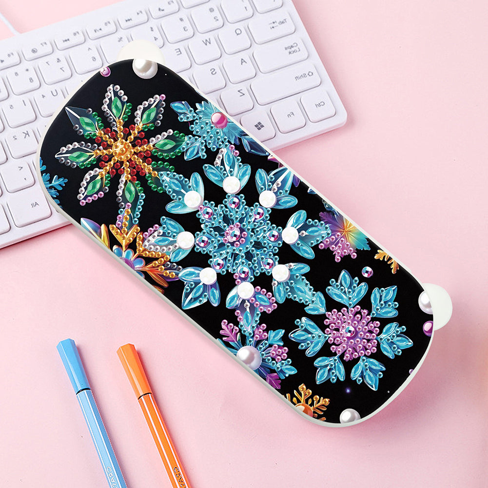 DIY Diamond Painting Pencil Case for Pens Brushes Accessories Travel Pencil Case