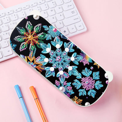 DIY Diamond Painting Pencil Case for Pens Brushes Accessories Travel Pencil Case
