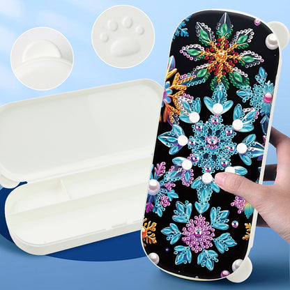 DIY Diamond Painting Pencil Case for Pens Brushes Accessories Travel Pencil Case