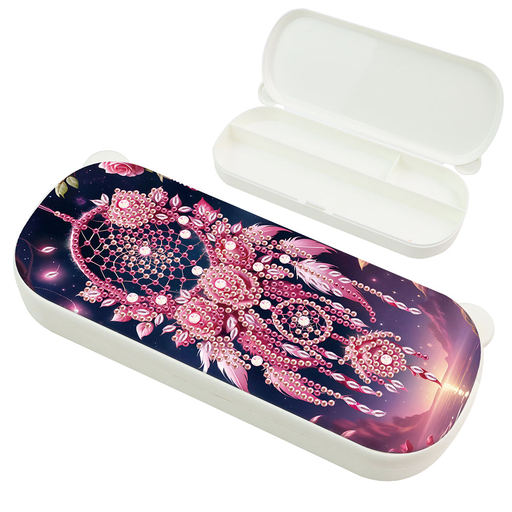 DIY Diamond Painting Pencil Case for Pens Brushes Accessories Travel Pencil Case