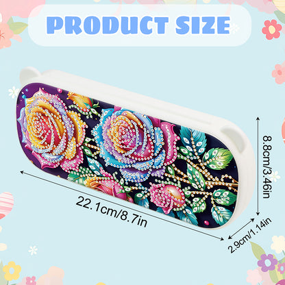 DIY Diamond Painting Pencil Case for Pens Brushes Accessories Travel Pencil Case