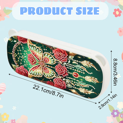 DIY Diamond Painting Pencil Case for Pens Brushes Accessories Travel Pencil Case