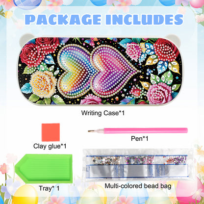 DIY Diamond Painting Pencil Case for Pens Brushes Accessories Travel Pencil Case