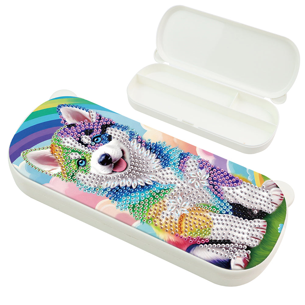 DIY Diamond Painting Pencil Case for Pens Brushes Accessories Travel Pencil Case