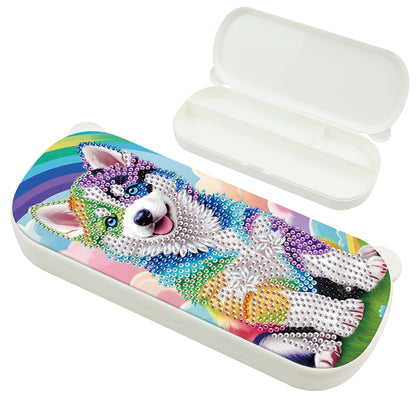 DIY Diamond Painting Pencil Case for Pens Brushes Accessories Travel Pencil Case