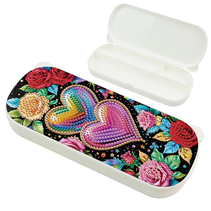 DIY Diamond Painting Pencil Case for Pens Brushes Accessories Travel Pencil Case