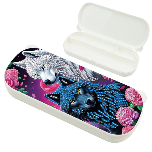 DIY Diamond Painting Pencil Case for Pens Brushes Accessories Travel Pencil Case