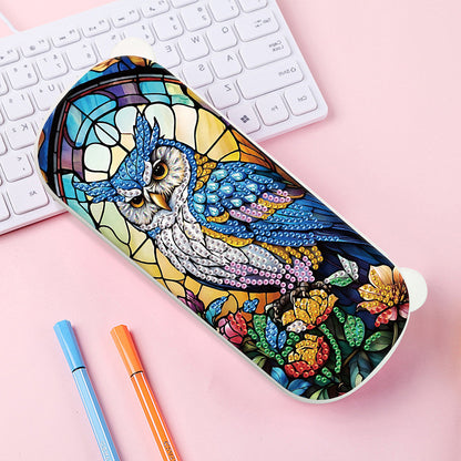 DIY Diamond Painting Pencil Case for Pens Brushes Accessories Travel Pencil Case