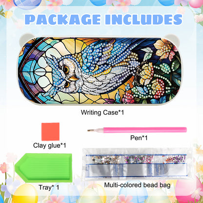 DIY Diamond Painting Pencil Case for Pens Brushes Accessories Travel Pencil Case