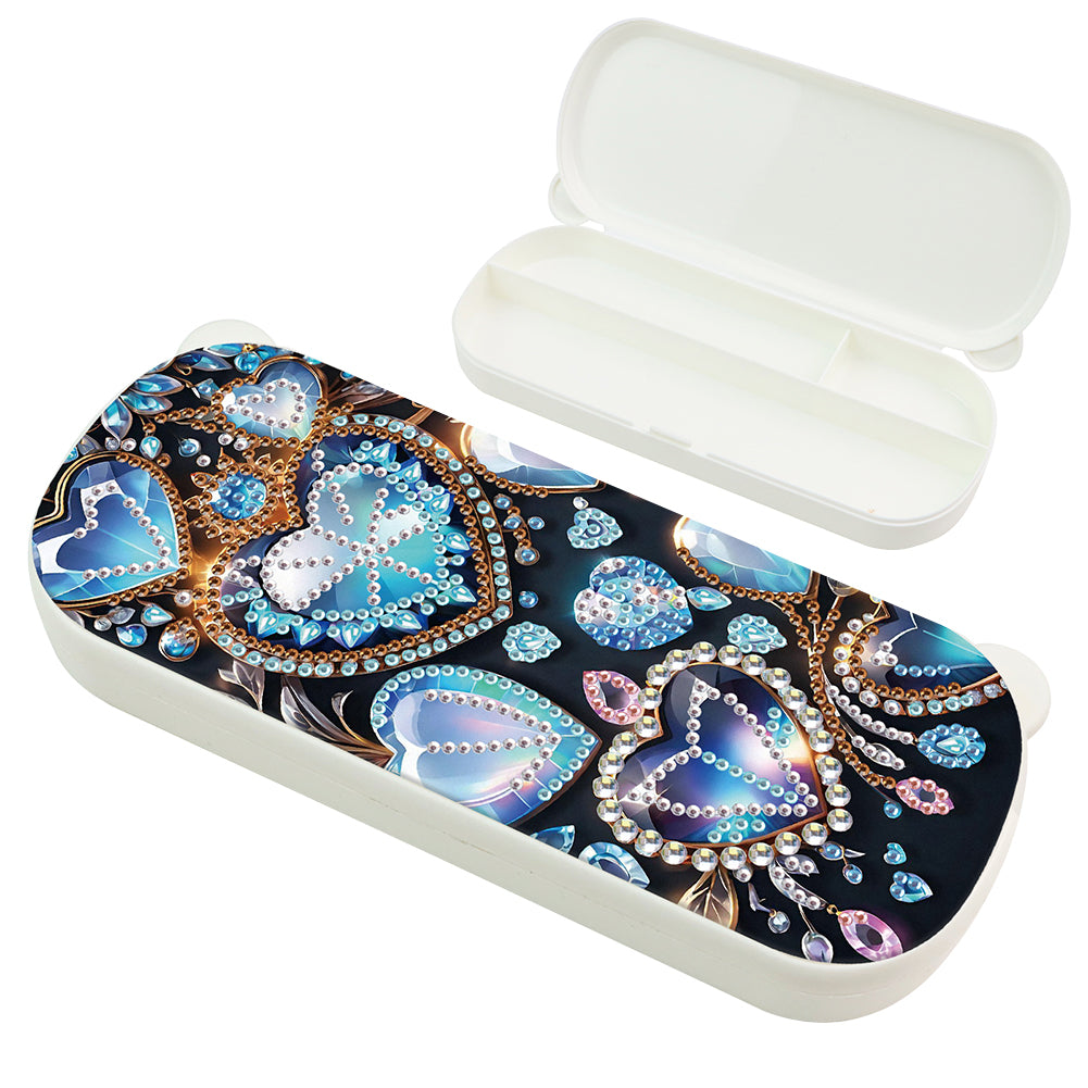 DIY Diamond Painting Pencil Case for Pens Brushes Accessories Travel Pencil Case