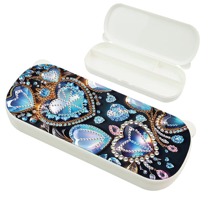 DIY Diamond Painting Pencil Case for Pens Brushes Accessories Travel Pencil Case