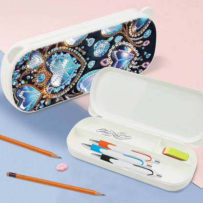 DIY Diamond Painting Pencil Case for Pens Brushes Accessories Travel Pencil Case
