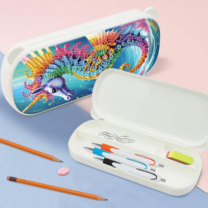 DIY Diamond Painting Pencil Case for Pens Brushes Accessories Travel Pencil Case