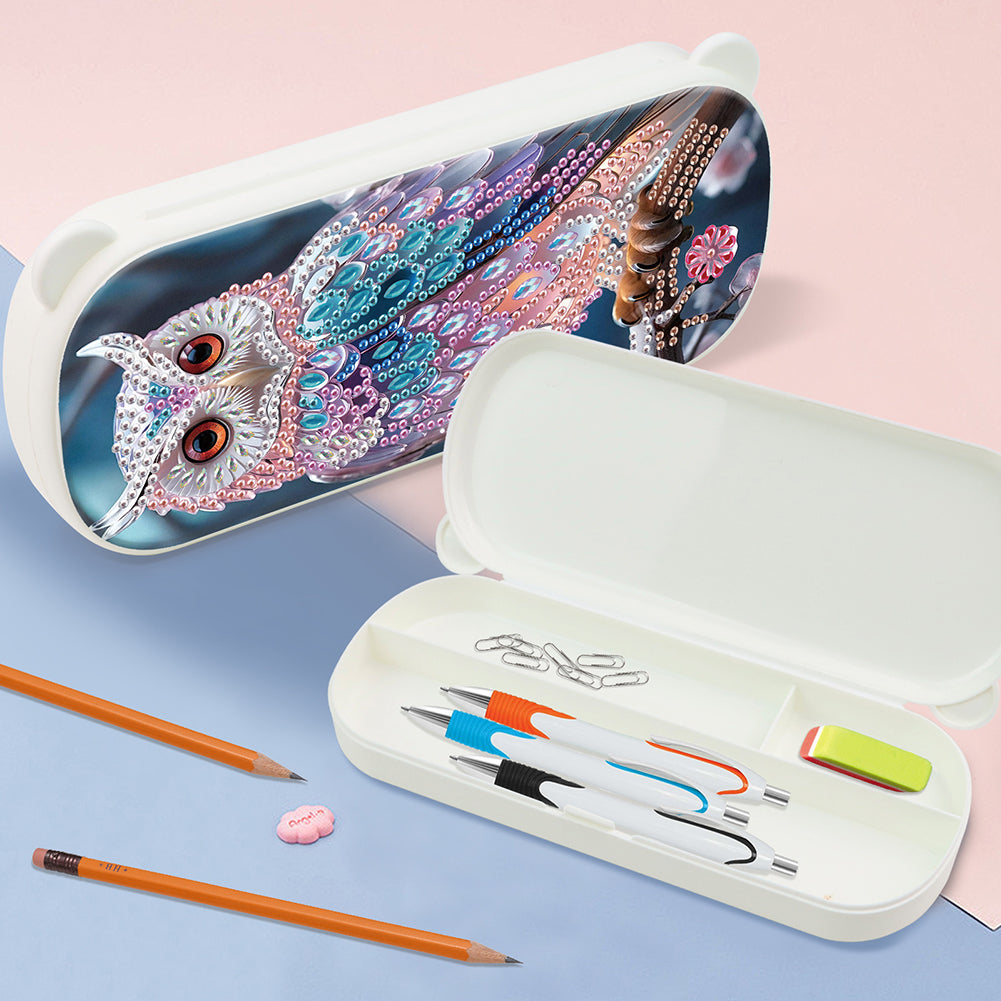 DIY Diamond Painting Pencil Case for Pens Brushes Accessories Travel Pencil Case