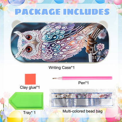 DIY Diamond Painting Pencil Case for Pens Brushes Accessories Travel Pencil Case