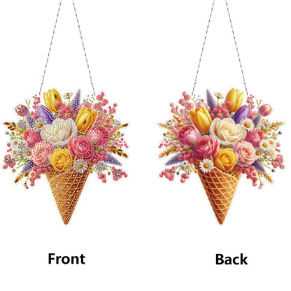 2D Flat DIY Diamond Art Pendant Diamond Painting Set Home Wall Decoration Crafts