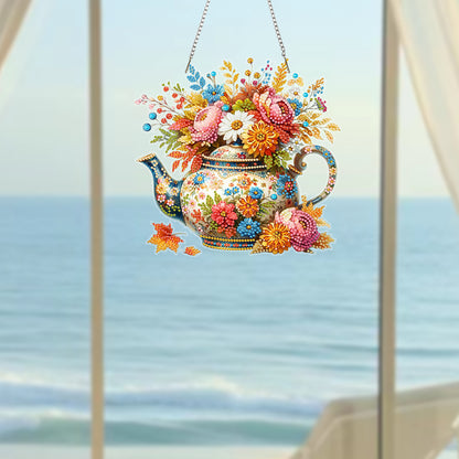 Acrylic 2D Flat DIY Hanging Diamond Art Kits Special Shape Wall Door Decoration