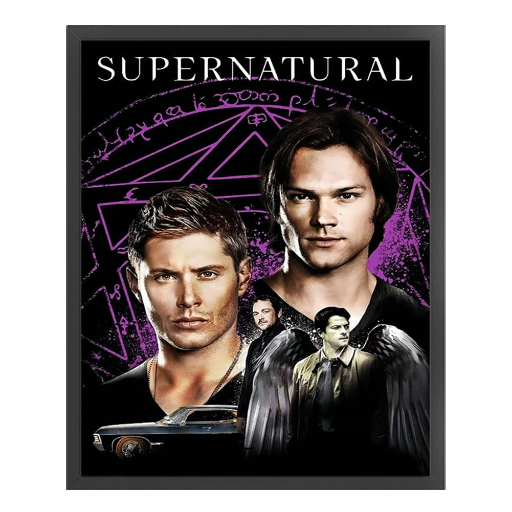 Dean And Sam - 11CT Stamped Cross Stitch 40*50CM