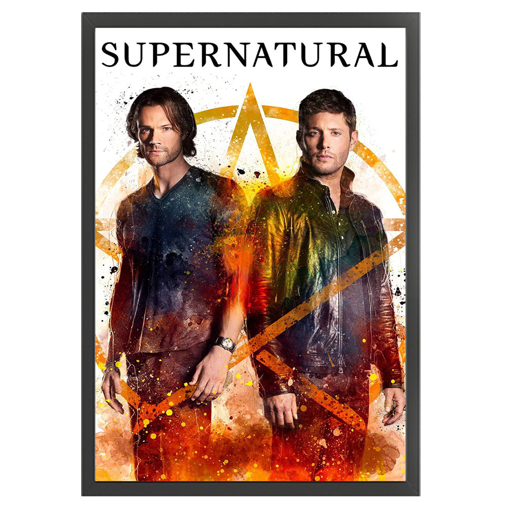 Dean And Sam - 11CT Stamped Cross Stitch 40*60CM