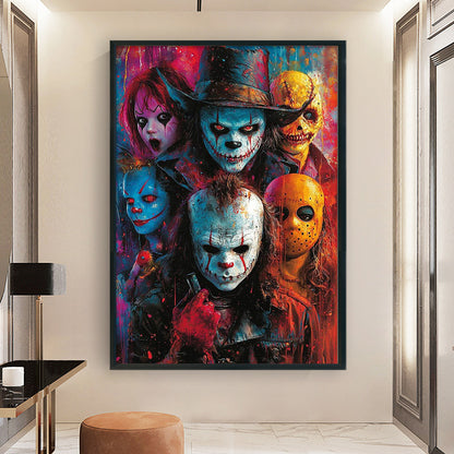 Horror Halloween - 11CT Stamped Cross Stitch 40*60CM